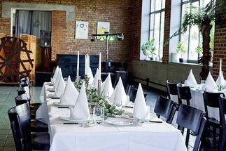 Detailfoto eines Hochzeitstisches